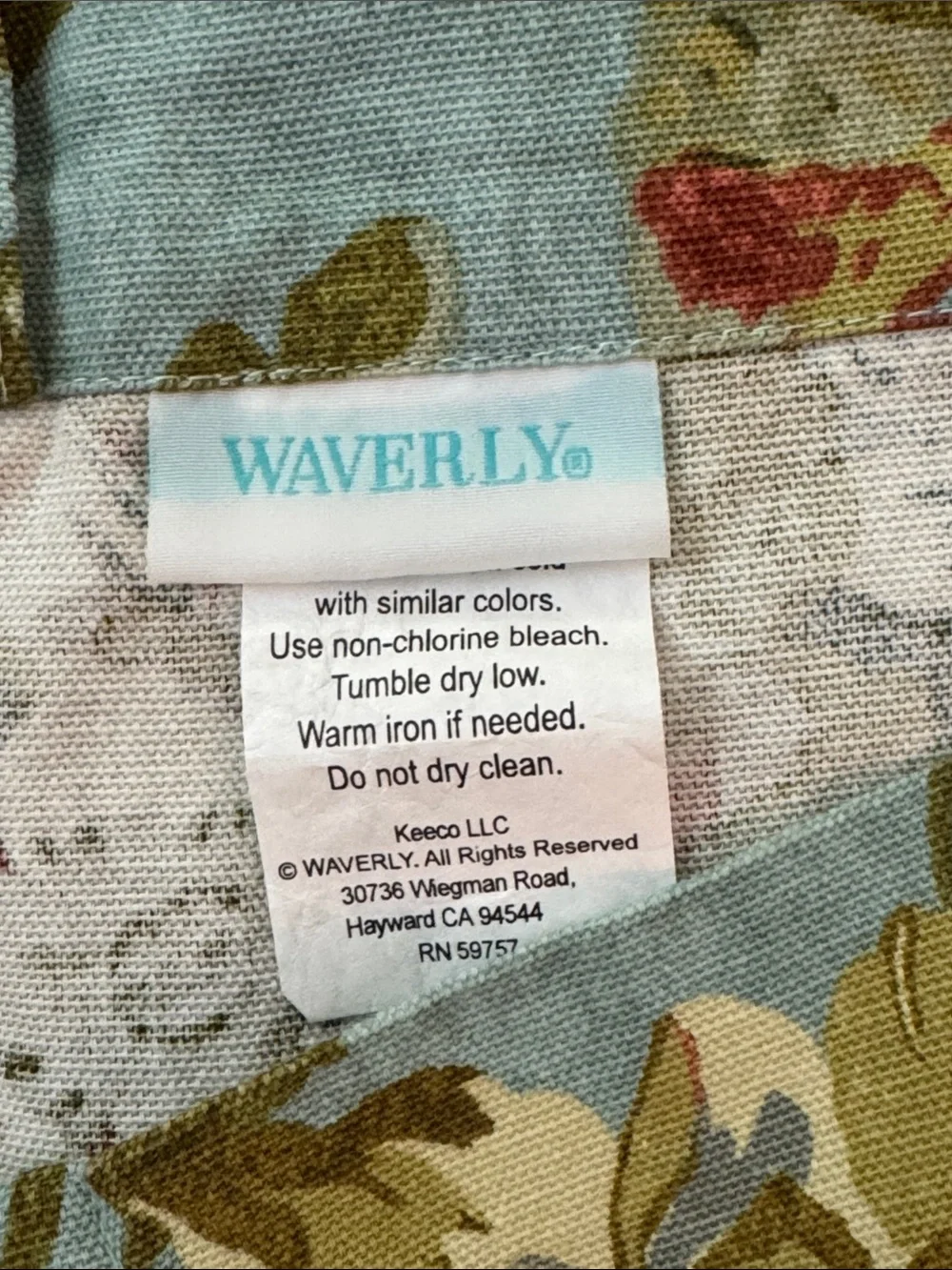 2 Waverly Floral Engagement Printed Cotton 84” Curtain Panels in Woodland